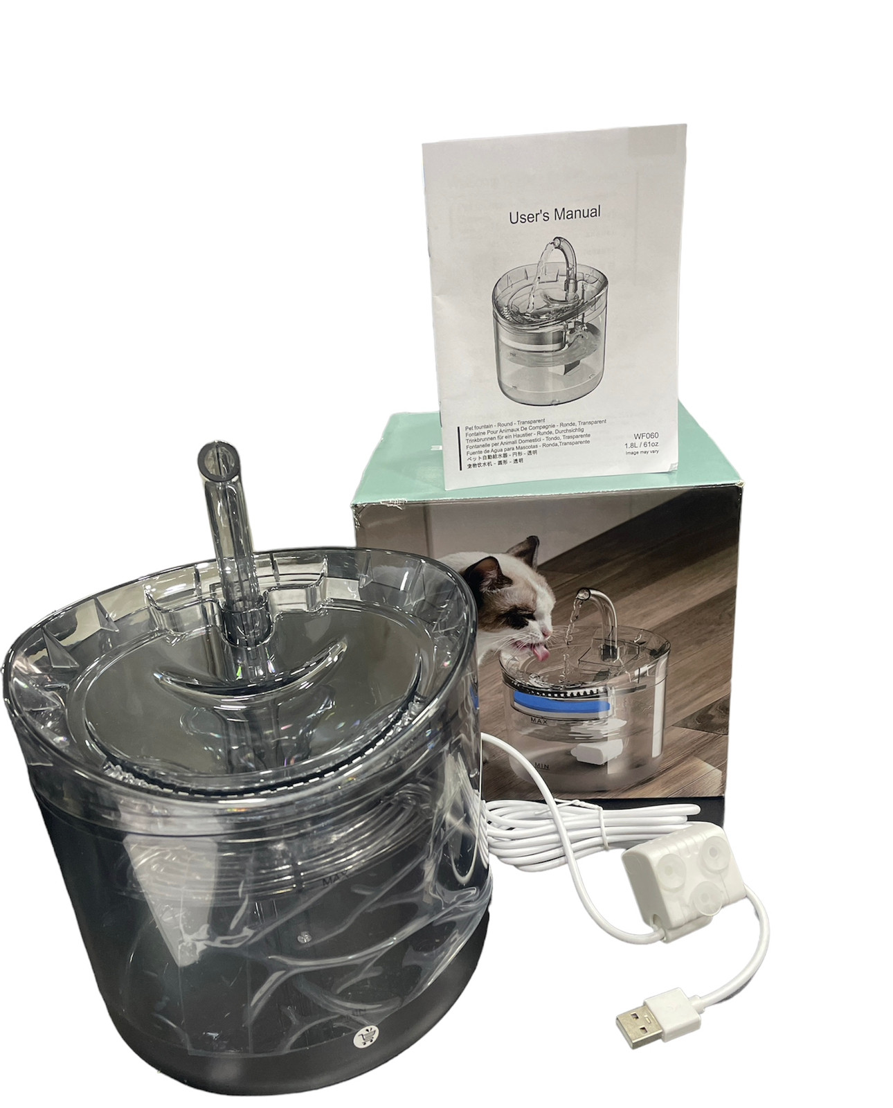 Bebedero Fuente Agua Automatico Gatos